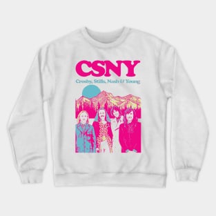 Crosby, Stills, Nash & Young Crewneck Sweatshirt